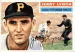 1956 Jerry Lynch Topps WHITE BACK #97 Pittsburgh Pirates BV $20