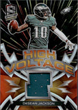 2020 DeSean Jackson Panini Spectra HIGH VOLTAGE HYPER PRIZM JERSEY 66/75 #12 Philadelphia Eagles
