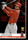 2019 Shohei Ohtani Topps Chrome #1 Los Angeles Angels 7