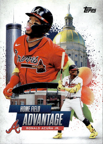 2025 Ronald Acuna Jr. Topps HOME FIELD ADVANTAGE #HA-2 Atlanta Braves