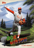 2023 Bob Gibson Topps Bob Ross The Joy Of Baseball PAINTING THE CORNERS #PC-10 St. Louis Cardinals