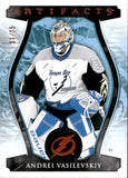 2023-24 Andrei Vasilevskiy Upper Deck Artifacts AUTUMN 51/75 #144 Tampa Bay Lightning