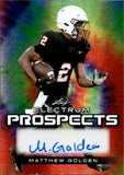 2024 Matthew Golden Leaf Electrum PROSPECTS TIE-DYE SILVER BOARD AUTOGRAPH 19/25 AUTO #PA-MG1 Houston Cougars