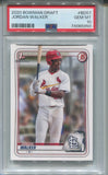 2020 Jordan Walker Bowman Draft 1ST BOWMAN PSA 10 #BD57 St. Louis Cardinals 5950