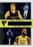2020-21 Lebron James Luka Doncic Panini Flux DEJA VU #17 Los Angeles Lakers Dallas Mavericks