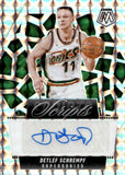 2024-25 Detlef Schrempf Panini Mosaic SCRIPTS AUTOGRAPH AUTO #MS-DSS Seattle Supersonics