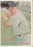 1957 Jackie Jensen Topps #220 Boston Red Sox BV$20