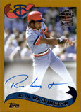 2021 Ron Washington Topps Archives FAN FAVORITES AUTOGRAPH AUTO #FFA-RW Minnesota Twins