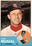 1963 Stan Musial Topps #250 St. Louis Cardinals