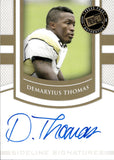 2010 Demaryius Thomas Press Pass SIDELINE SIGNATURES ROOKIE AUTOGRAPH RC AUTO #SS-DT Georgia Tech Yellow Jackets Denver Broncos