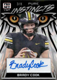 2023 Brady Cook Leaf Pro Set Pure INSTINCTS AUTOGRAPH 3/8 AUTO #PI-BC1 Missouri Tigers