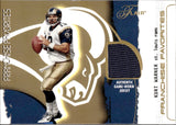 2002 Kurt Warner Fleer Flair FRANCHISE FAVORITES GAME-WORN JERSEY St. Louis Rams
