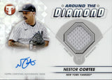 2023 Nestor Cortes Topps Pristine AROUND THE DIAMOND AUTOGRAPH RELIC JERSEY AUTO #ADR-NC New York Yankees