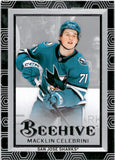 2024-25 Macklin Celebrini Upper Deck EXTENDED SERIES BEEHIVE ROOKIE RC #BH-24 San Jose Sharks