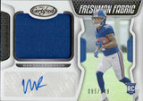 2022 Wan'Dale Robinson Panini Certified FRESHMAN FABRIC AUTOGRAPH 95/349 ROOKIE AUTO JERSEY RC #237 New York Giants