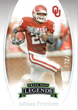 2007 Adrian Peterson Press Pass Legends SILVER ROOKIE 172/499 RC #S-47 Oklahoma Sooners
