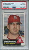 2024 Jim Edmonds Topps Living PSA 10 #712 St. Louis Cardinals 1889