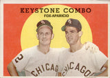 1959 Nellie Fox Luis Aparicio Topps KEYSTONE COMBO #408 Chicago White Sox BV$50