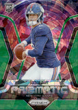 2025 Jaxson Dart Panini Prizm PRIZMATIC GREEN ICE PRIZM ROOKIE RC #6 New York Giants
