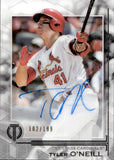 2019 Tyler O'Neill Topps Tribute AUTOGRAPH AUTO 102/199 #TA-TO St. Louis Cardinals