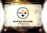 2024 Roman Wilson Panini Origins ROOKIE JUMBO JERSEY AUTOGRAPH BLUE 36/49 RC AUTO PATCH #RJA-RW1 Pittsburgh Steelers