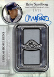 2025 Ryne Sandberg Topps Sterling STERLING SWINGS AUTOGRAPH RELIC 21/25 GAME-USED MEMORABILIA #SWA-RS Chicago Cubs