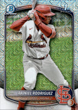 2025 Rainiel Rodriguez Bowman Chrome Prospects 1ST BOWMAN MOJO REFRACTOR #BCP-200 St. Louis Cardinals 9