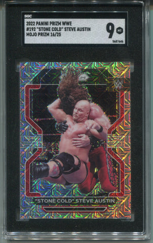 2022 "Stone Cold" Steve Austin Panini Prizm WWE MOJO 16/25 SGC 9 #192 WWE Legend