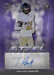 2023 Travis Hunter Leaf Trinity STEEL PURPLE AUTOGRAPH ROOKIE AUTO RC 13/35 #SA-TH1 Jacksonville Jaguars Colorado Buffaloes