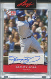 2022 Sammy Sosa Leaf Pro Set AUTO AUTOGRAPH #PSA-SS1 Chicago Cubs