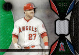 2017 Mike Trout Topps Tribute GREEN RELIC 40/99 JERSEY #TR-MT Anaheim Angels