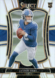 2025 Jaxson Dart Panini Select PREMIER LEVEL SILVER PRIZM ROOKIE RC #193 New York Giants