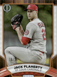 2022 Jack Flaherty Topps Tribute ORANGE 10/25 #2 St. Louis Cardinals