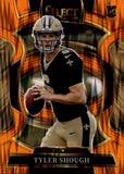 2025 Tyler Shough Panini Select CONCOURSE ORANGE SHOCK PRIZM ROOKIE 488/499 RC #41 New Orleans Saints
