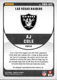 2024 AJ Cole Panini Donruss SIGNATURE MARKS AUTOGRAPH AUTO #SMA-AJC Las Vegas Raiders