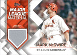 2022 Mark McGwire Topps SERIES ONE MAJOR LEAGUE MATERIAL GAME-USED JERSEY #MLM-MMC St. Louis Cardinals