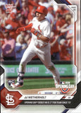 2026 JJ Wetherholt Topps Now OPENING DAY ROOKIE RC #8 St. Louis Cardinals 3