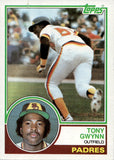 1983 Tony Gwynn Topps ROOKIE RC #482 San Diego Padres 3