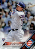 2016 Kyle Schwarber Topps Chrome REFRACTOR ROOKIE RC #166 Chicago Cubs