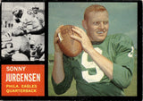 1962 Sonny Jurgensen Topps #115 Philadelphia Eagles