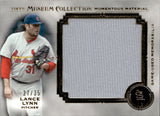 2013 Lance Lynn Topps Museum Collection MOMENTOUS MATERIAL JUMBO RELIC JERSEY 27/35 #MMJR-LL St. Louis Cardinals