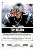 2013 Tom Brady Panini Cornerstones BLUE PRIZM #5 New England Patriots