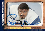 2004 Roosevelt Grier Topps FEARSOME FOURSOME ALL-TIME FAN FAVORITES AUTOGRAPH AUTO #ROG Los Angeles Rams