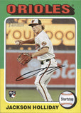 2024 Jackson Holliday Topps Heritage IMAGE VARIATION ROOKIE RC #692 Baltimore Orioles