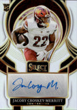 2025 Jacory Croskey-Merritt Panini Select ROOKIE SIGNATURES SILVER PRIZM RC AUTOGRAPH AUTO #SIP-JCM Washington Commanders