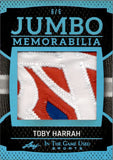 2025 Toby Harrah Leaf In The Game Used JUMBO MEMORABILIA 6/6 GAME-USED PATCH #JM-33 Texas Rangers