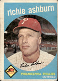 1959 Richie Ashburn Topps #300 Philadelphia Phillies BV$40