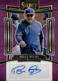 2024 Bruce Bochy Panini Select PURPLE PRIZM AUTOGRAPH 29/35 AUTO #SIG-BB Texas Rangers