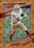 2021 George Kittle Panini Donruss Optic ORANGE SCOPE PRIZM 65/79 #191 San Francisco 49ers