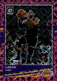 2020-21 LeBron James Donruss Optic PINK VELOCITY PRIZM 16/79 #13 Los Angeles Lakers